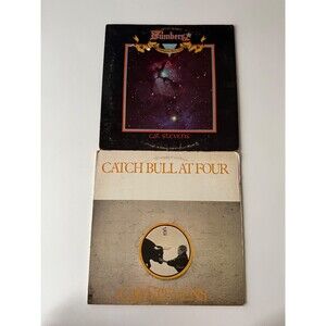 Cat Stevens Numbers Catch Bull at Four LP Lot Booklet Orig Inner VG Cleaned